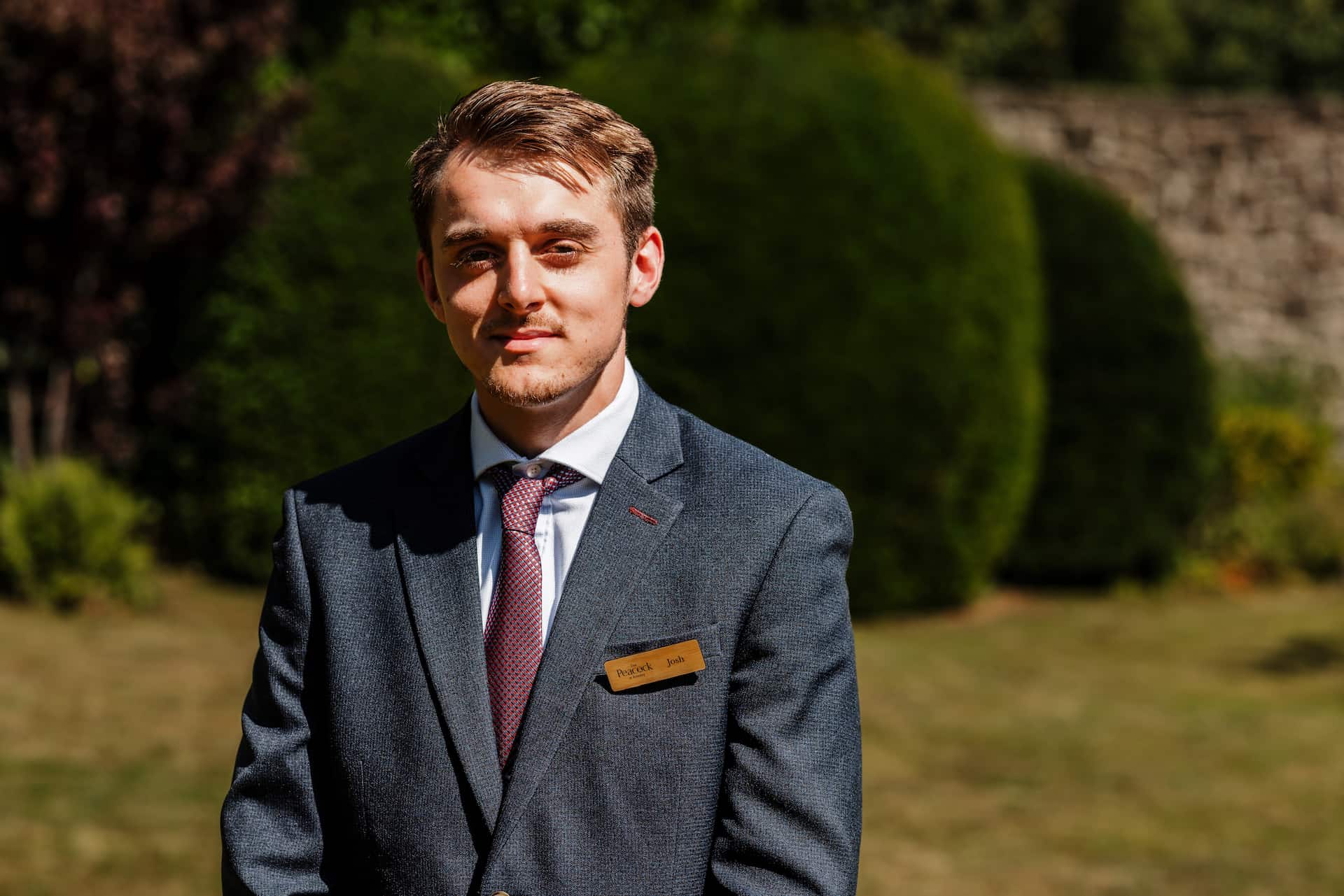 Headshot of Josh Butler, General Manager at The Peacock at Rowsley