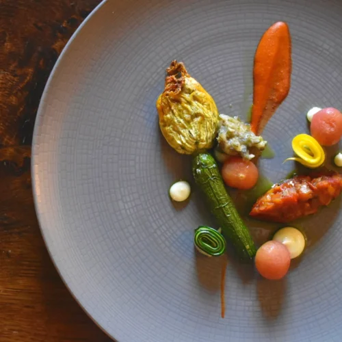 Serving of ratatouille